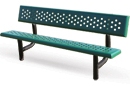 6' Steel Park Bench