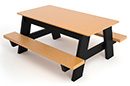 Recycled Plastic Kids Picnic Table