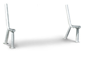 Galvanized Bench Frame Only