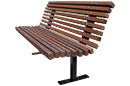 Palisade Wood Bench | Redwood
