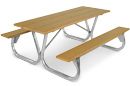 Recycled Plastic Park Chief Picnic Table