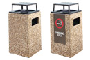 Aggregate Trash Receptacles