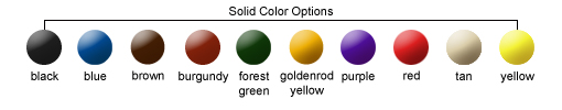 Solid Color Options