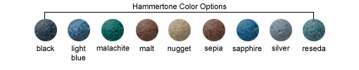 Hammertone Color Options