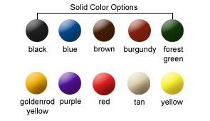 Solid Color Options