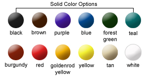 Solid Color Options