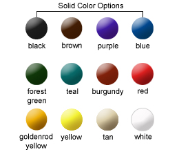 Solid Color Options