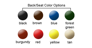 Back/Seat Color Options