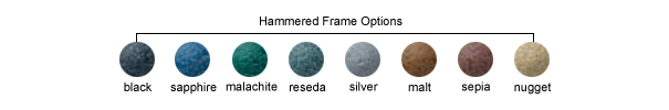 Hammered Color Frame Options