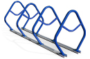 Phoenix Rail Mounted Bicycle Racks with Lean Bars