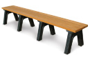 Deluxe Backless Recycled Plastic Plank Benches