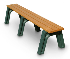 Recycled Plastic Engraved Benches