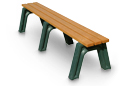 Economy Recycled Plastic Backless Benches