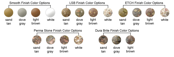 Concrete Finish Color Options