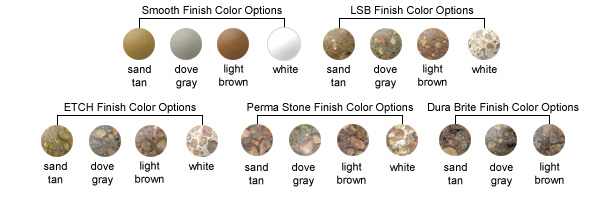 Concrete Finish Color Options
