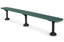 Park Style Recycled Plastic Bench