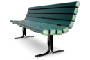 Traditional Style Recycled Plastic Bench