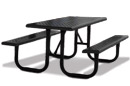 Rectangular Portable Traditional Picnic Table