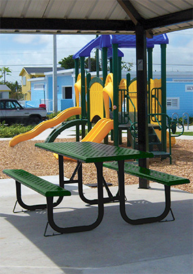 Model PTH-6PS | Rectangular Portable Traditional Picnic Table