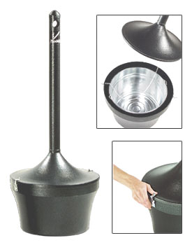 R1639E Smokers' Waste Control Receptacle