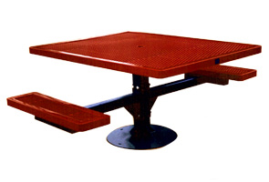 Model R462H-S | Universal Access Thermoplastic Pedestal Frame Table