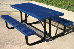 Model RU6-P | 6ft Thermoplastic Traditional Picnic Table