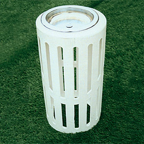 S11AU Thermoplastic Coated Ribbed Steel Ash Urn