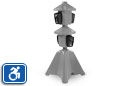 ADA Accessible SaniStand� Hand Sanitizer Stand