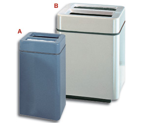 Square Fiberglass Ash|Trash Receptacles