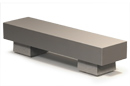 Concrete Garden Bench with Legs
