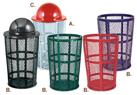 45 Gallon Expanded Steel Baskets