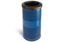 Perforated Steel Round Trash Can