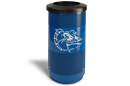 Perforated Steel Round Trash Can