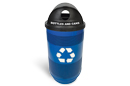 Round Perforated Steel Commercial Recycling Container