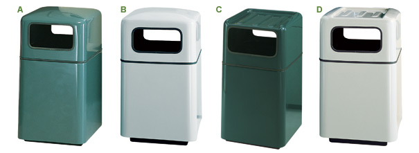 Square Fiberglass Receptacles