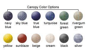 Canopy Color Options