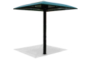 Single Pedestal Outdoor Shade Structure