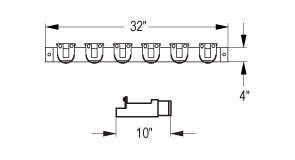 SRS-6-WM Quick Dimensions