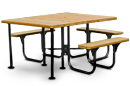 Universal Access Recycled Plastic Sombrero Picnic Tables