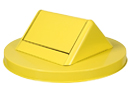Swing Top Lid Painted Yellow
