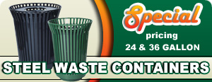 Steel Slat Waste Containers