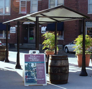 Township Exclusive Series Aluminum Transit Shelter
