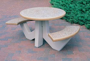 Round Concrete Tables