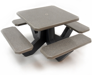 Model TF31207 | Square Concrete Commercial Picnic Table