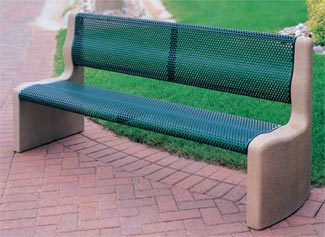 TF5966 Metal-Armor and Concrete Bench