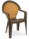 Model US362037 | Amazona Resin Chair with Wood Finish