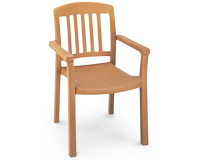 Model US442008 | Atlantic Resin Chair with Wood Finish
