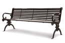 Villa Style | Outdoor Benches with Horizontal Steel Slats