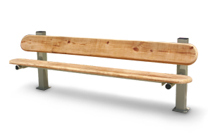 Outdoor Cedar Bench