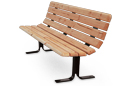 Traditional Style Wood Bench